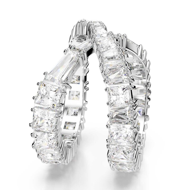 Swarovski Hyperbola Ring - Silver Tone 60 image number 14